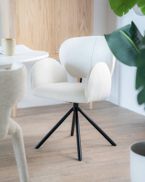 Eleonora Rosalin eetkamerstoel Beige