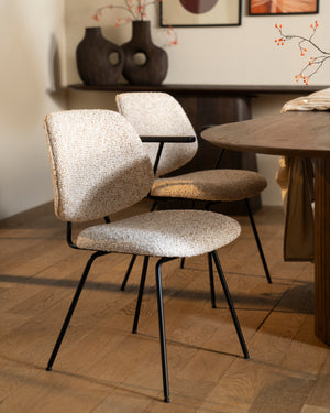 Eleonora Jon eetkamerstoel Maywood Taupe