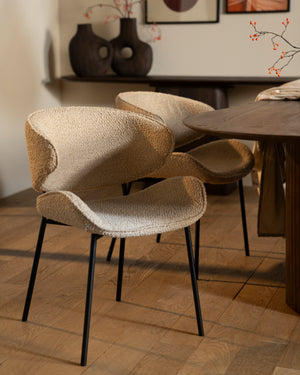 Eleonora Tess eetkamerstoel Beige
