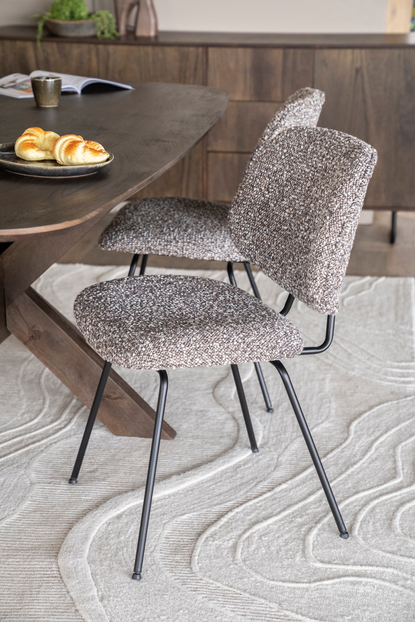 Eleonora Jon eetkamerstoel Maywood Taupe