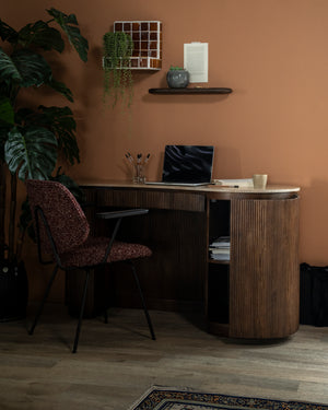 Eleonora Jon eetkamerstoel met arm Maywood Rood