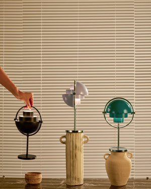 Gubi Multi-Lite portable lamp Black Brass