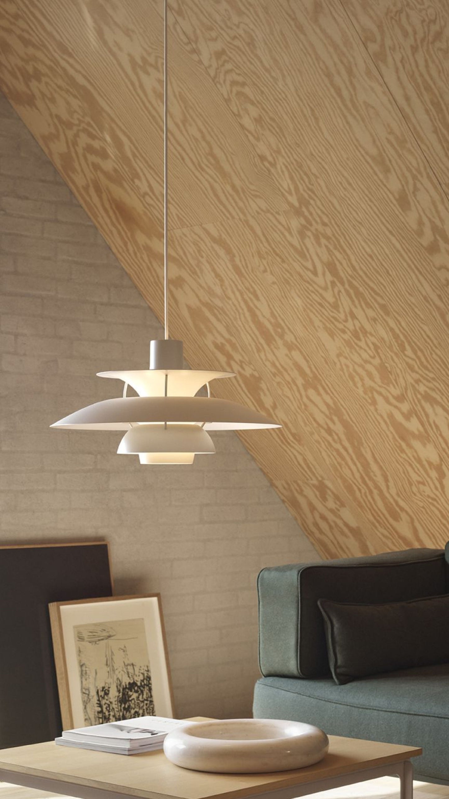 Louis Poulsen PH 5 hanglamp Monochrome White