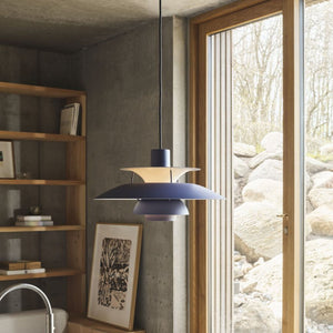 Louis Poulsen PH 5 hanglamp Monochrome Dusty Indigo