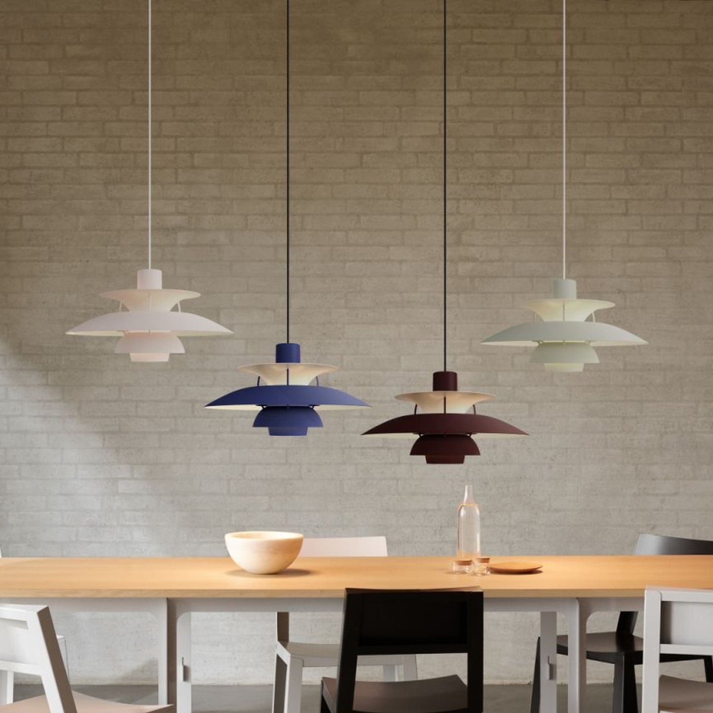 Louis Poulsen PH 5 hanglamp Monochrome Dusty Indigo