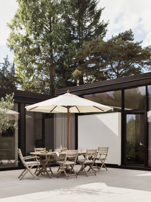 Fritz Hansen Messina parasol Ø300 cm Off White