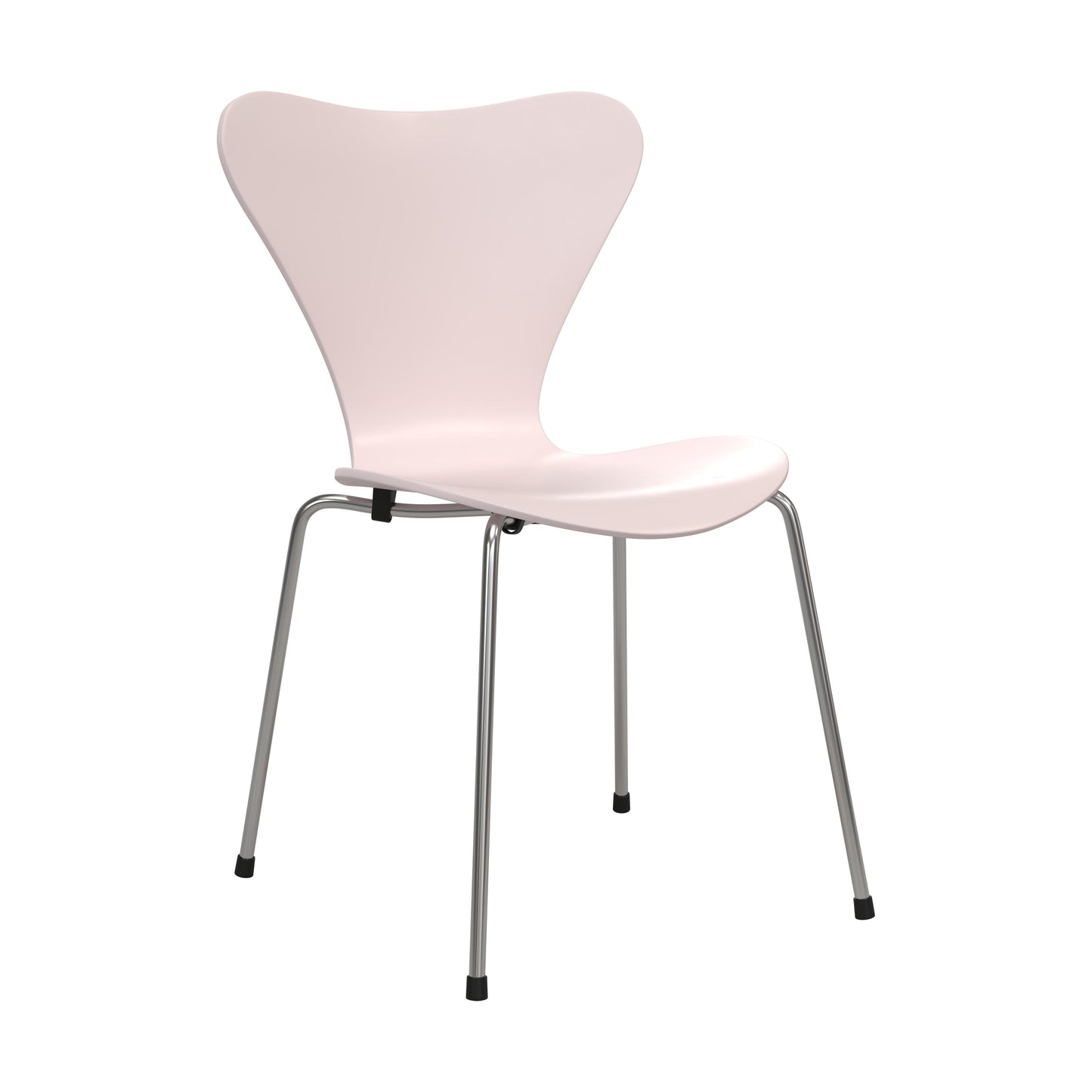 Fritz Hansen Series 7 vlinderstoel chrome 7:14 AM Pink