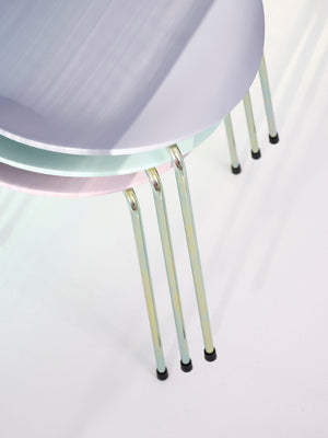 Fritz Hansen Series 7 vlinderstoel rainbow 7:14 AM Violet