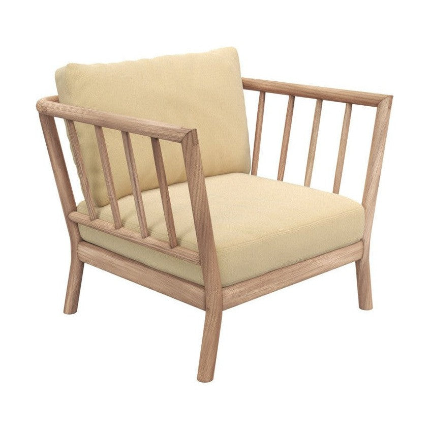 Fritz Hansen Skagerak Tradition loungestoel geel