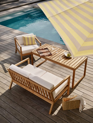 Fritz Hansen Messina parasol 300x300 cm Off White