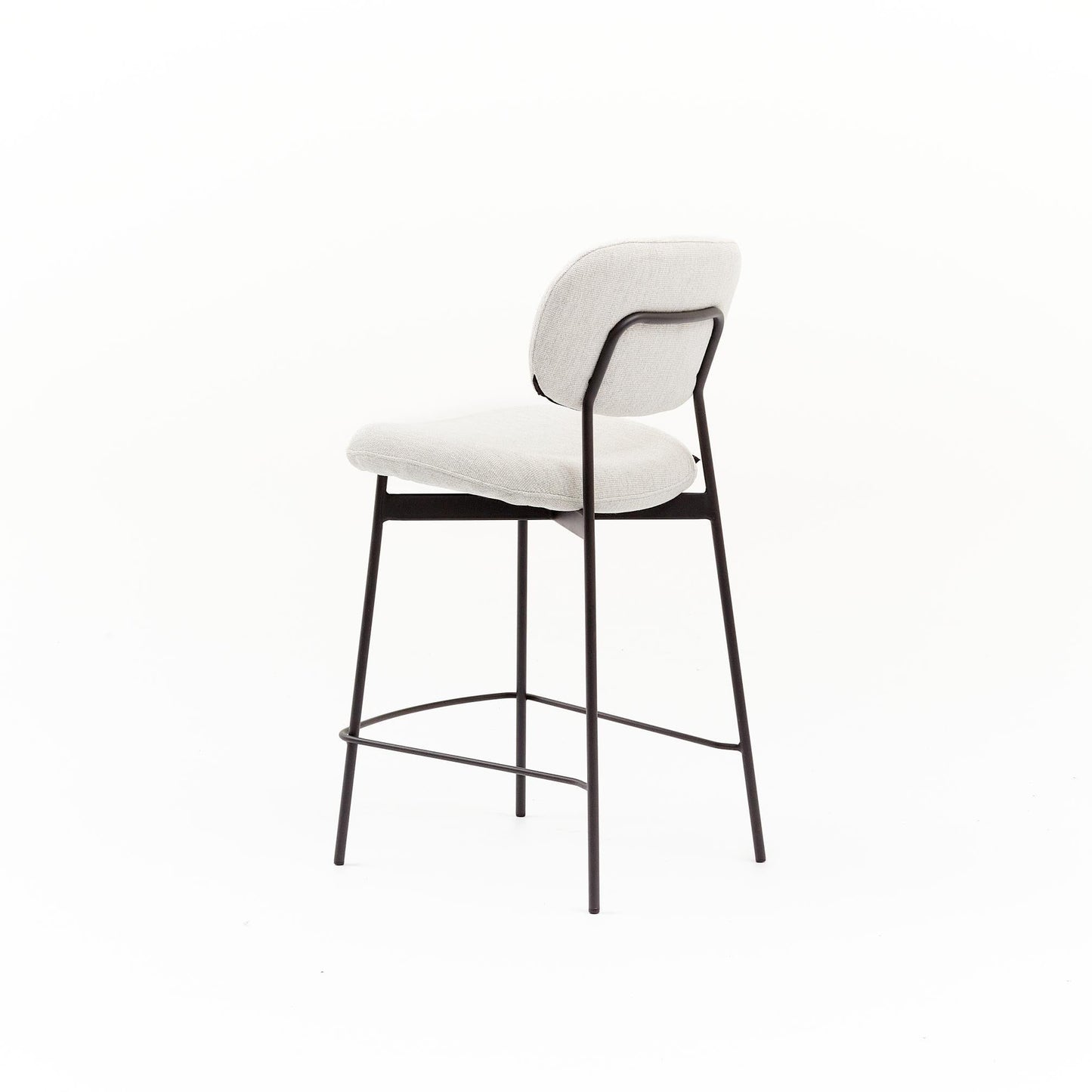 HelloChair HC51 Fedja barkruk San Remo Naturel vierpoot zwart