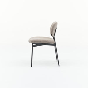 HelloChair HC33 Fedja eetkamerstoel San Remo Light Grey vierpoot zwart