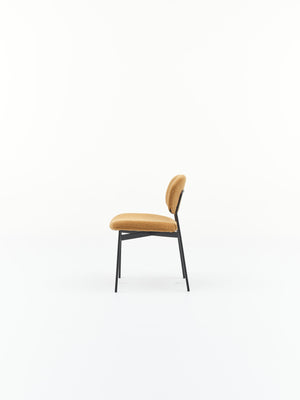 HelloChair HC33 Fedja eetkamerstoel San Remo Yellow vierpoot zwart
