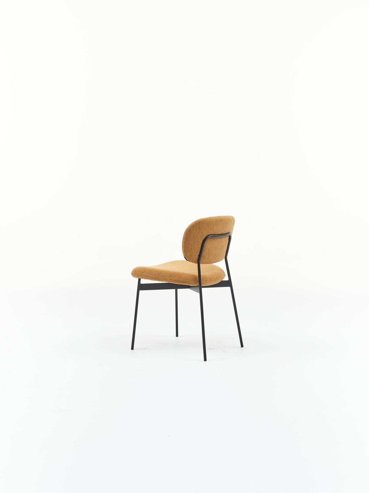 HelloChair HC33 Fedja eetkamerstoel San Remo Yellow vierpoot zwart