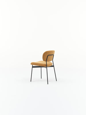 HelloChair HC33 Fedja eetkamerstoel San Remo Yellow vierpoot zwart