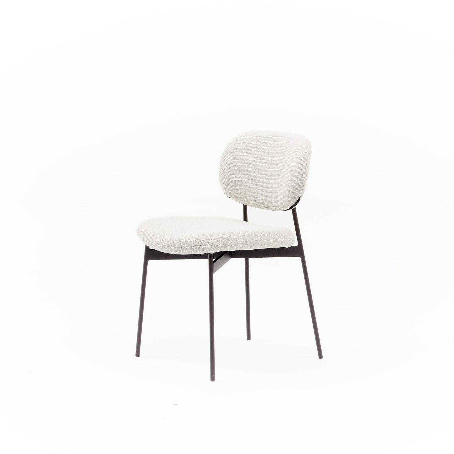 HelloChair HC33 Fedja eetkamerstoel San Remo Naturel vierpoot zwart
