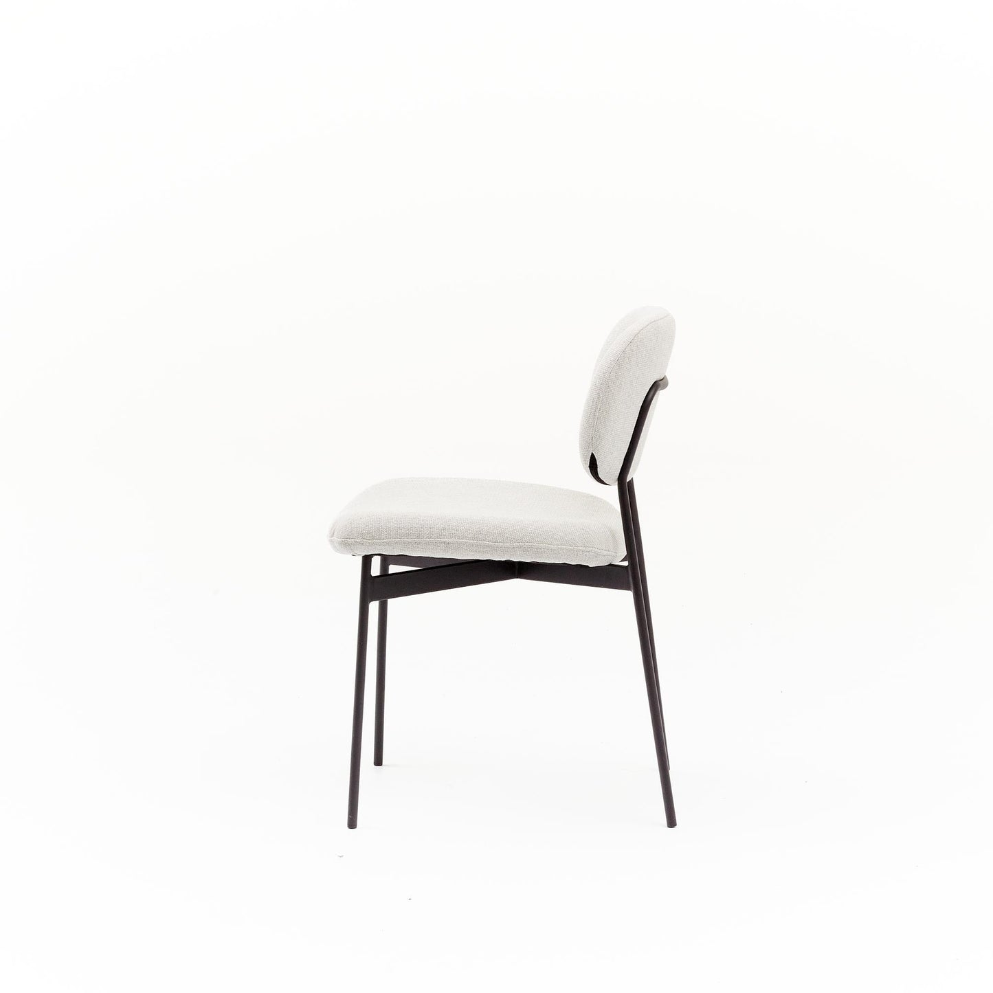HelloChair HC33 Fedja eetkamerstoel San Remo Naturel vierpoot zwart