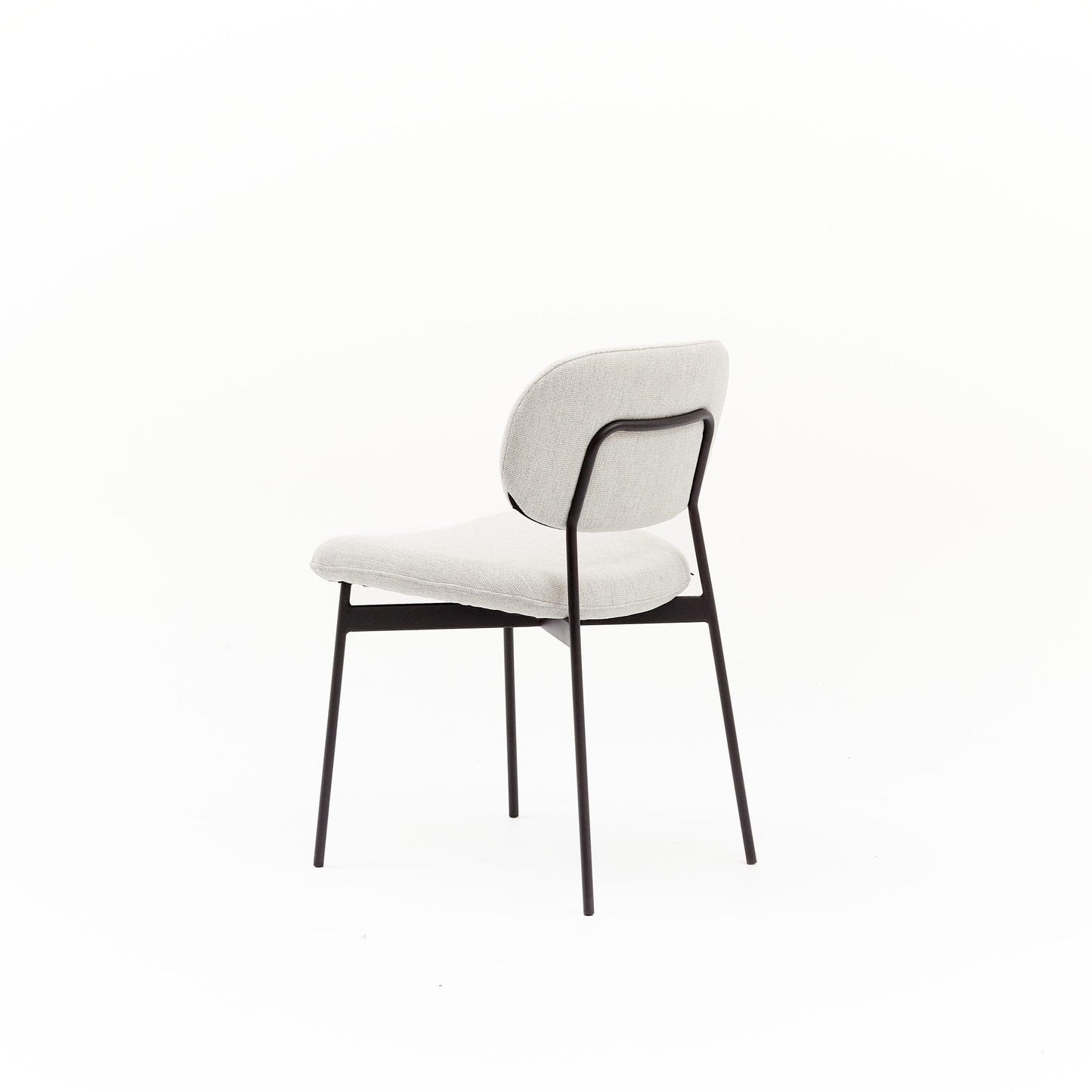 HelloChair HC33 Fedja eetkamerstoel San Remo Naturel vierpoot zwart