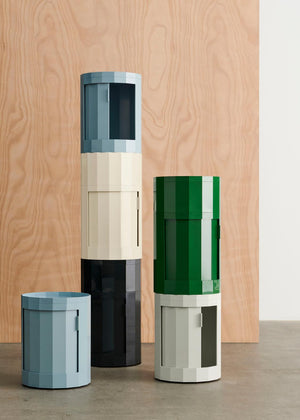 HAY Facet kast laag Burgundy