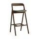 Bolia Fenri barkruk H65 Monza Green donker geolied eiken