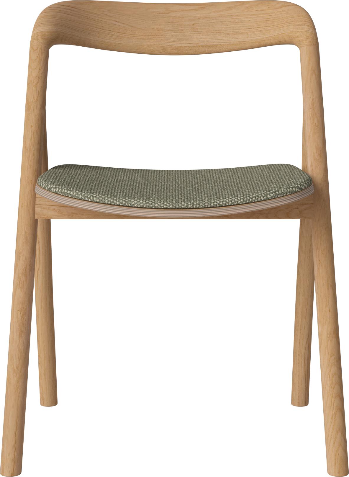 Bolia Fenri eetkamerstoel Monza Green geolied eiken