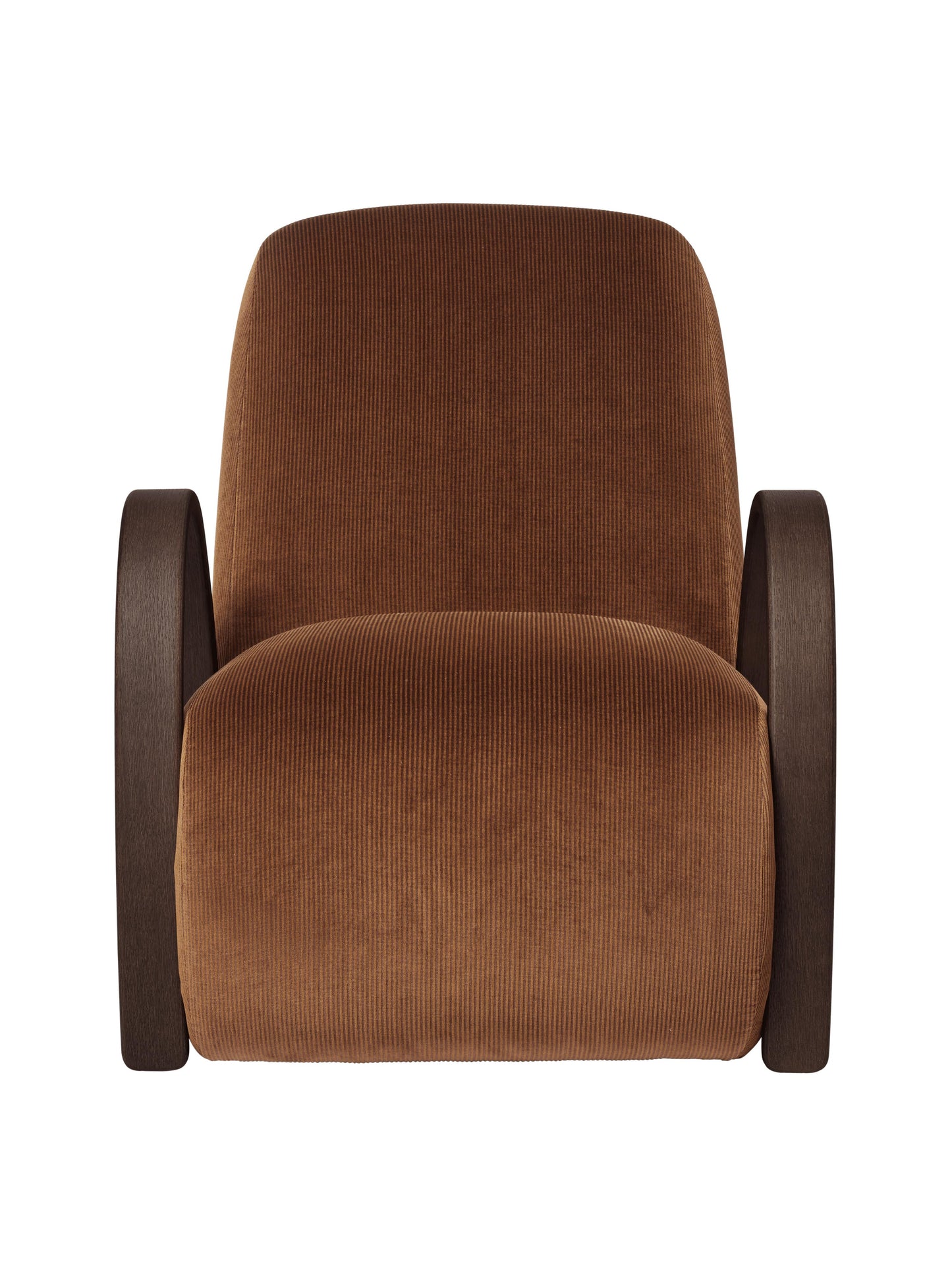 Ferm Living Buur fauteuil Devoré Velvet Rust