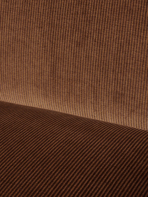 Ferm Living Buur fauteuil Devoré Velvet Rust