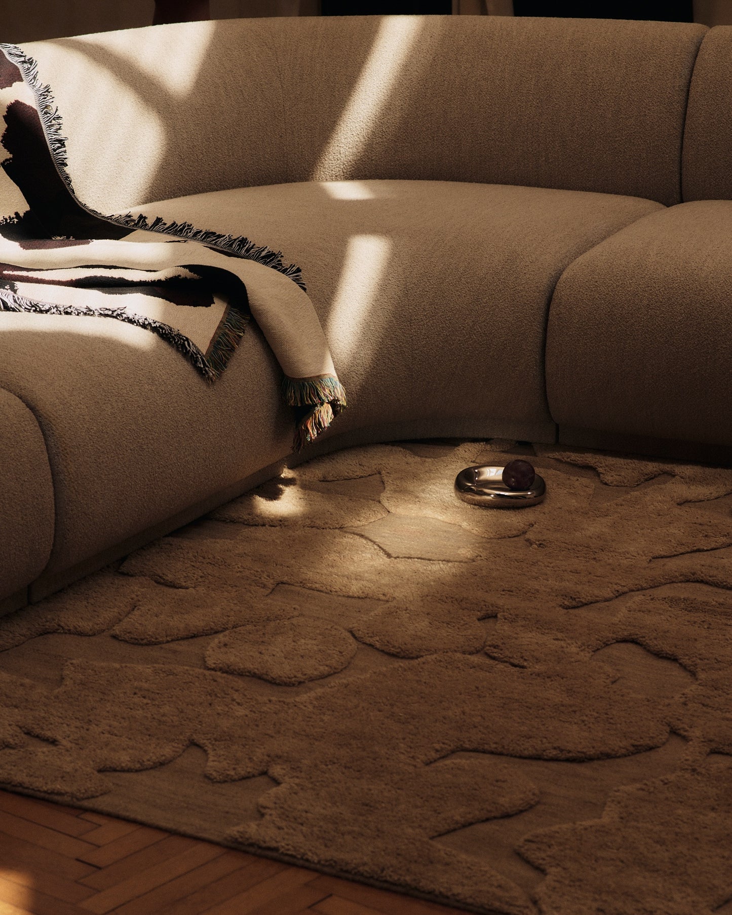 Ferm Living Cilla vloerkleed 140x200 cm Tan