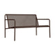Ferm Living Dapple 2-zits loungebank Dark Chocolate