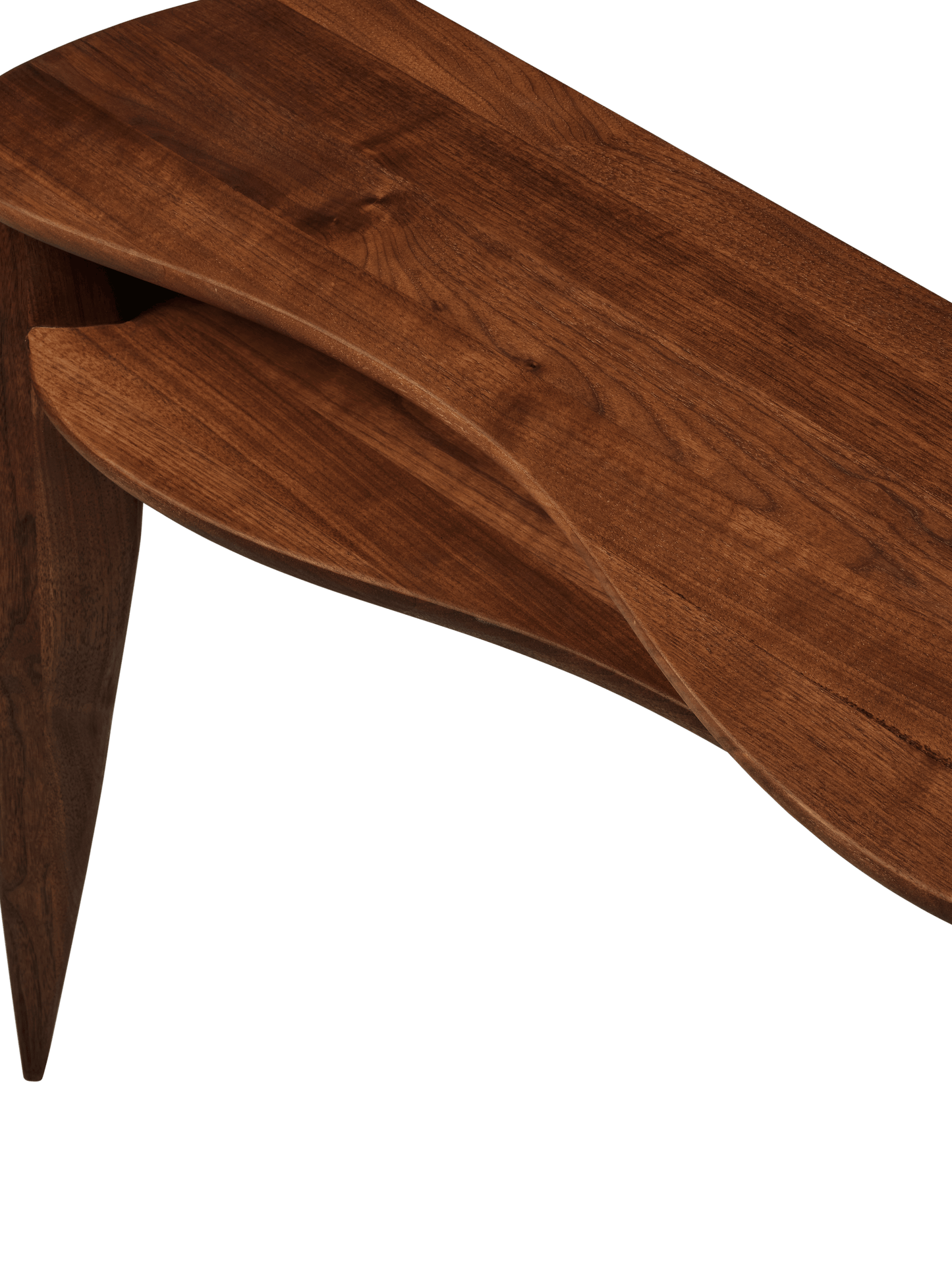 Ferm Living Feve bijzettafel Walnoot