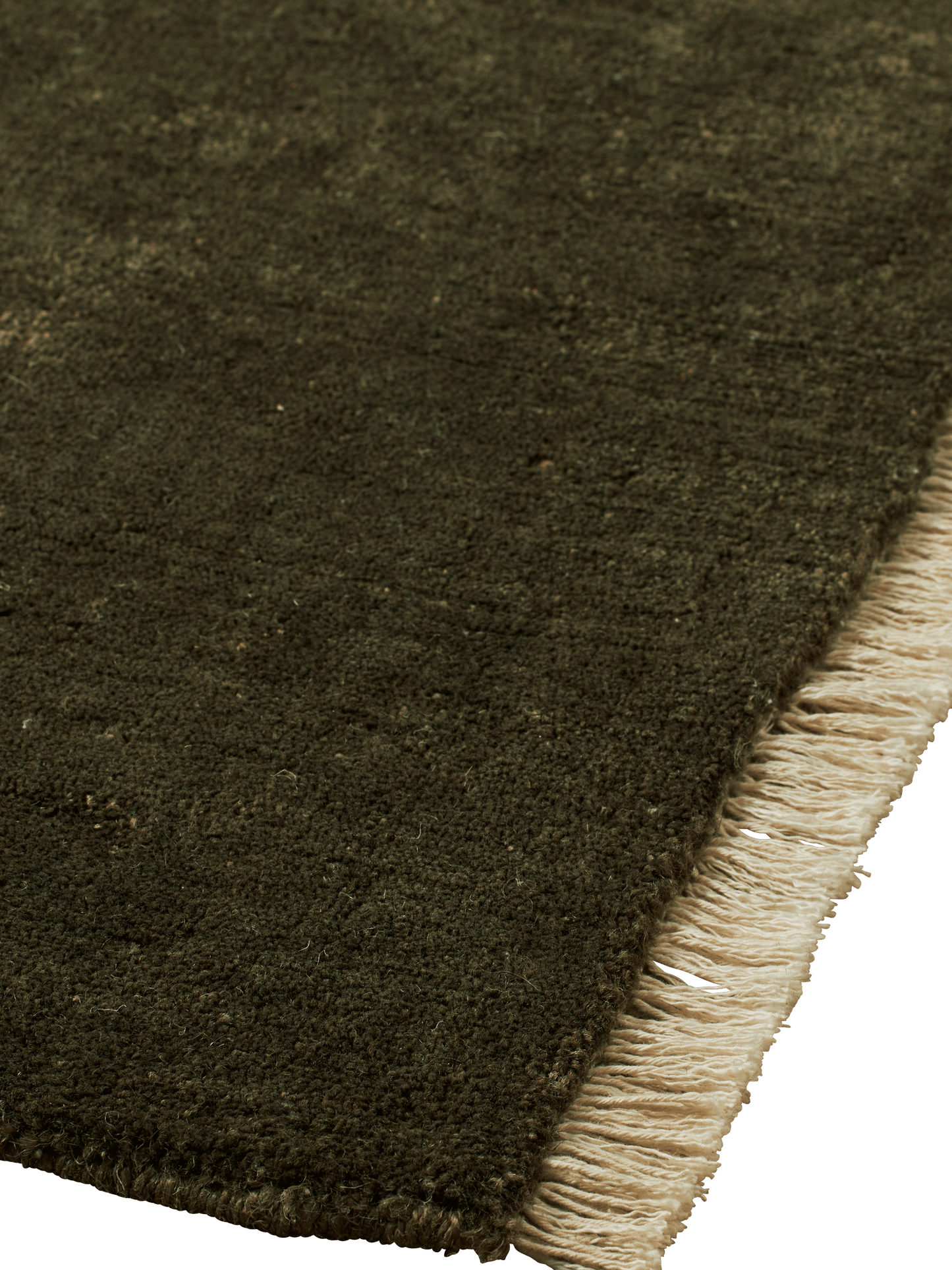 Ferm Living Firth vloerkleed Dark Olive