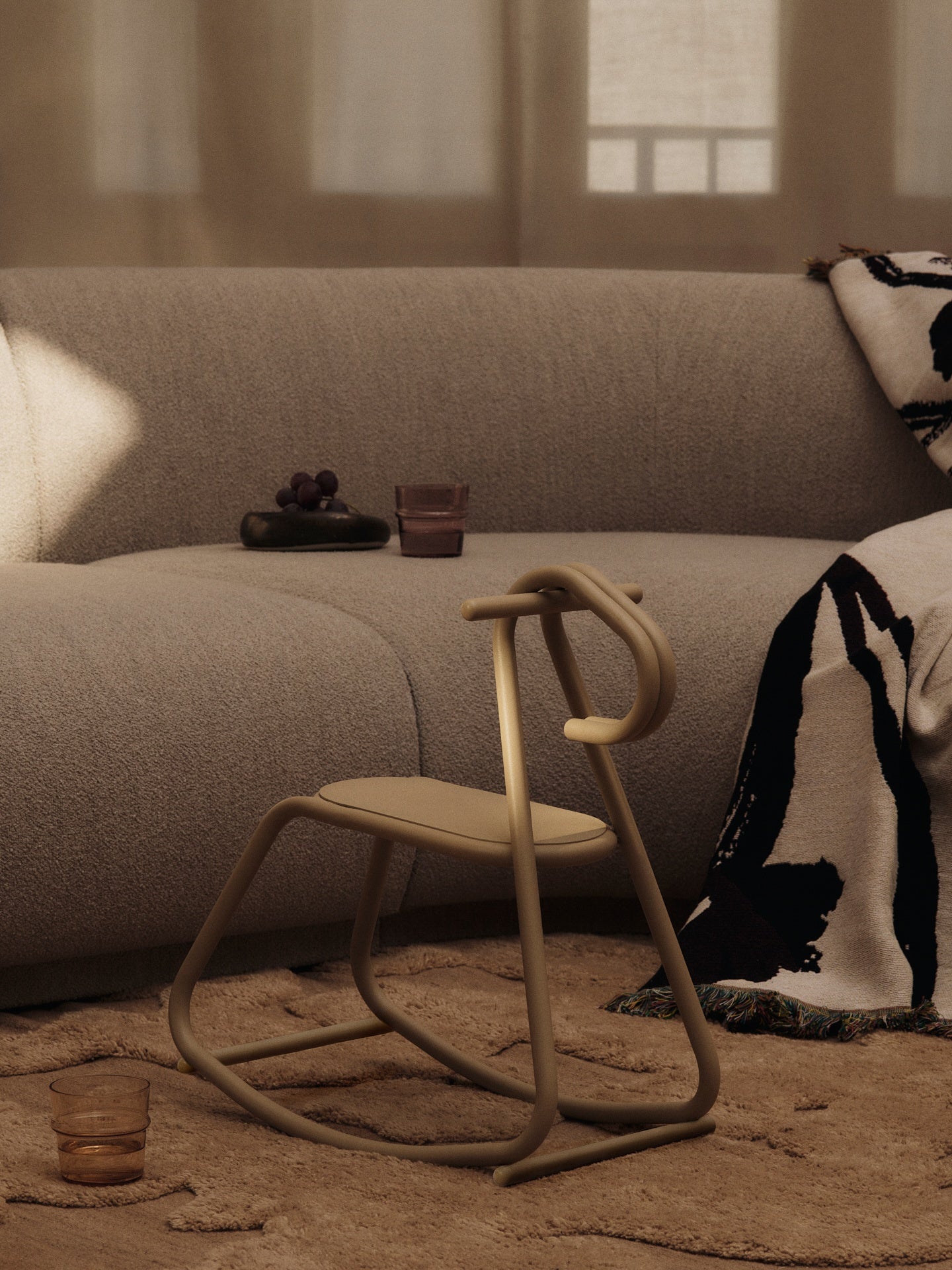 Ferm Living Cilla vloerkleed 200x300 cm Tan