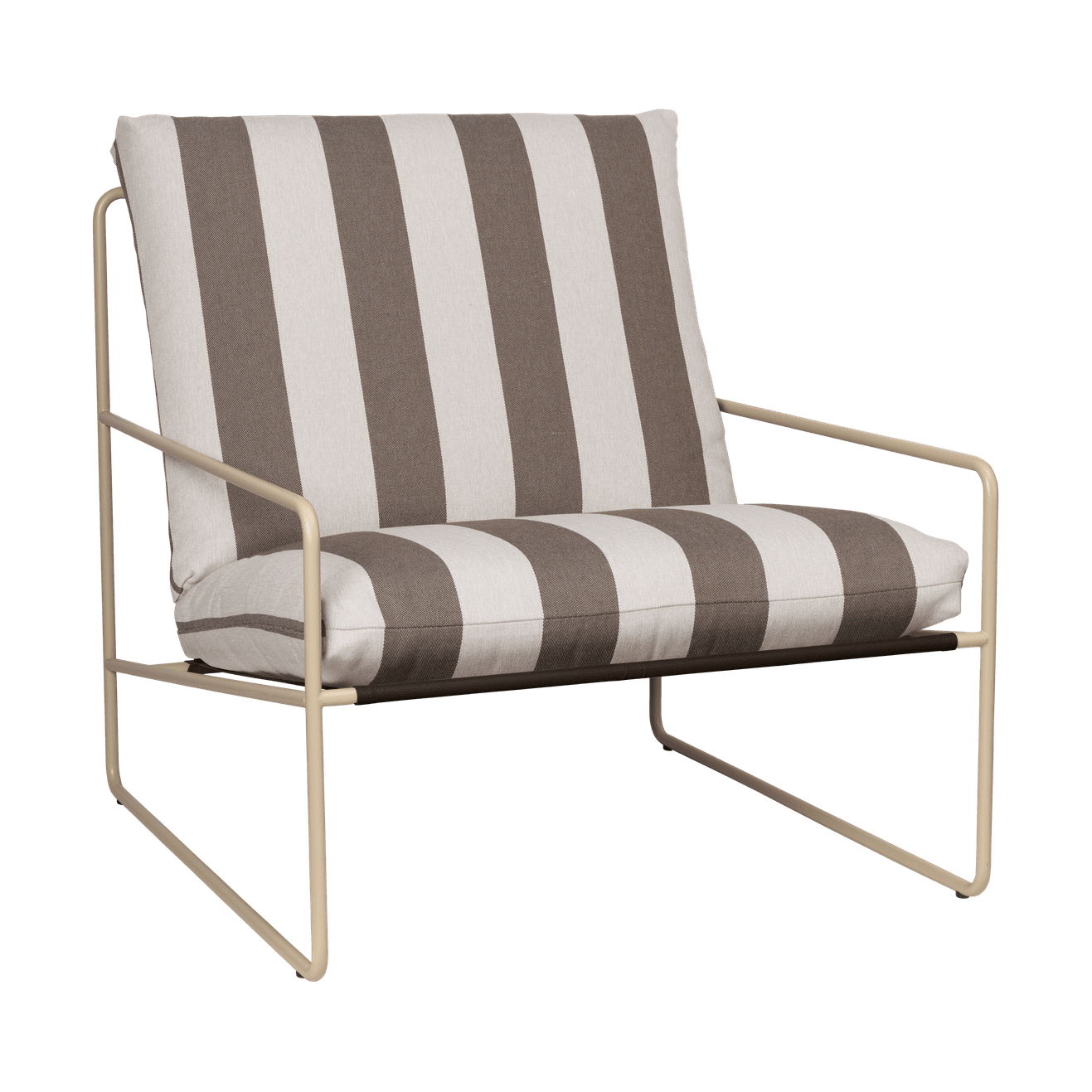 Ferm Living Desert 1-zits tuinbank Cashmere/Chocolate