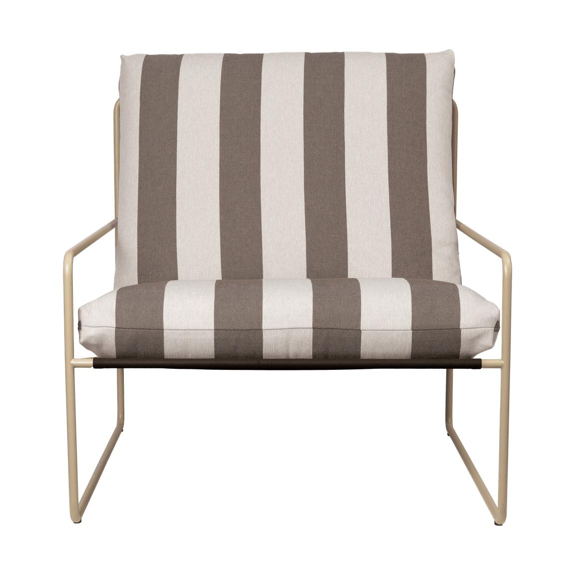 Ferm Living Desert 1-zits tuinbank Cashmere/Chocolate