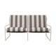 Ferm Living Desert 2-zits tuinbank Cashmere/Chocolate