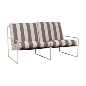 Ferm Living Desert 2-zits tuinbank Cashmere/Chocolate