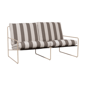 Ferm Living Desert 2-zits tuinbank Cashmere/Chocolate