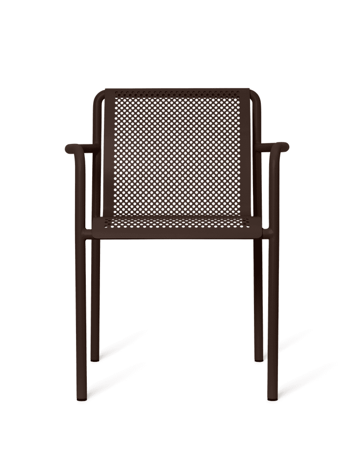 Ferm Living Dapple tuinstoel met armleuning Dark Chocolate