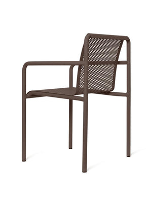 Ferm Living Dapple tuinstoel met armleuning Dark Chocolate