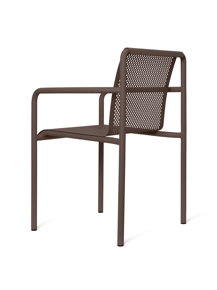 Ferm Living Dapple tuinstoel met armleuning Dark Chocolate
