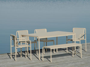 Ferm Living Dapple tuinstoel met armleuning Tea Green