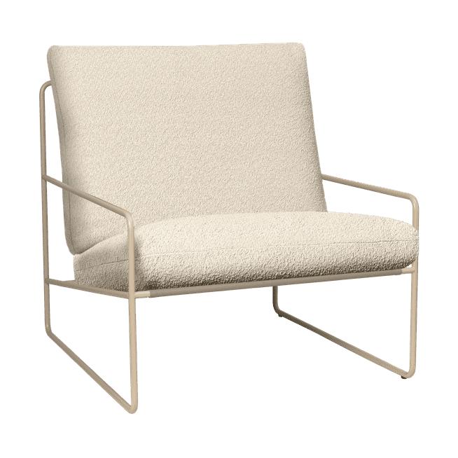 Ferm Living Desert 1-zits tuinbank Cashmere/Off-white