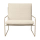 Ferm Living Desert 1-zits tuinbank Cashmere/Off-white