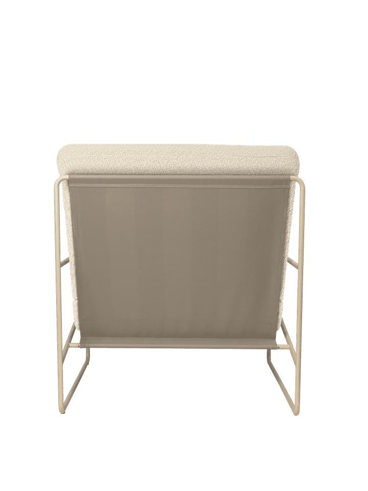 Ferm Living Desert 1-zits tuinbank Cashmere/Off-white