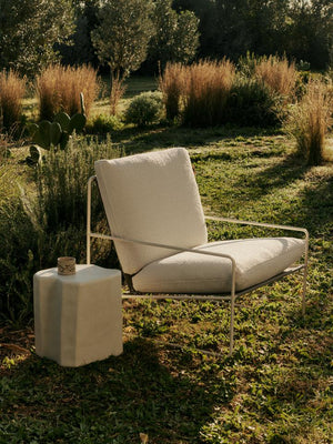 Ferm Living Desert 1-zits tuinbank Cashmere/Off-white