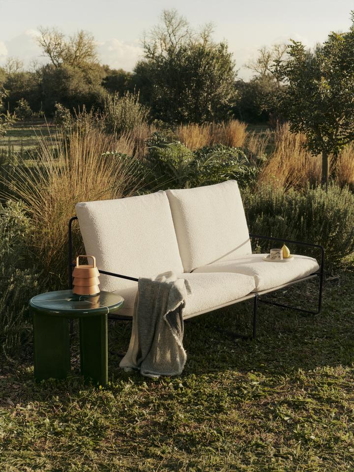 Ferm Living Deya bijzettafel Ø47 cm Dark Green