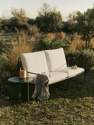 Ferm Living Deya bijzettafel Ø47 cm Dark Green
