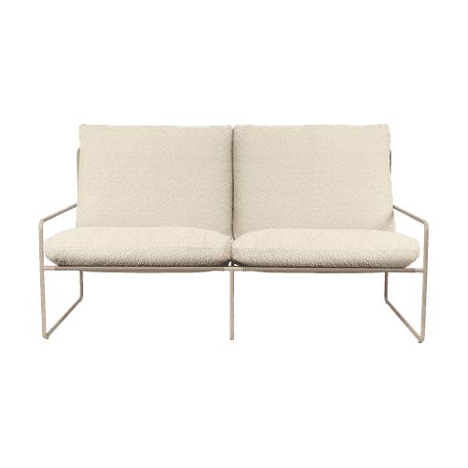 Ferm Living Desert 2-zits tuinbank Cashmere/Off-white