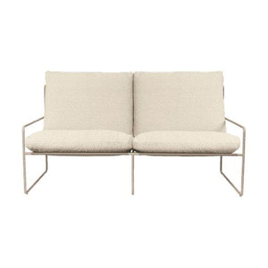 Ferm Living Desert 2-zits tuinbank Cashmere/Off-white