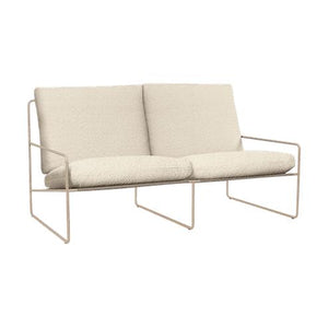 Ferm Living Desert 2-zits tuinbank Cashmere/Off-white